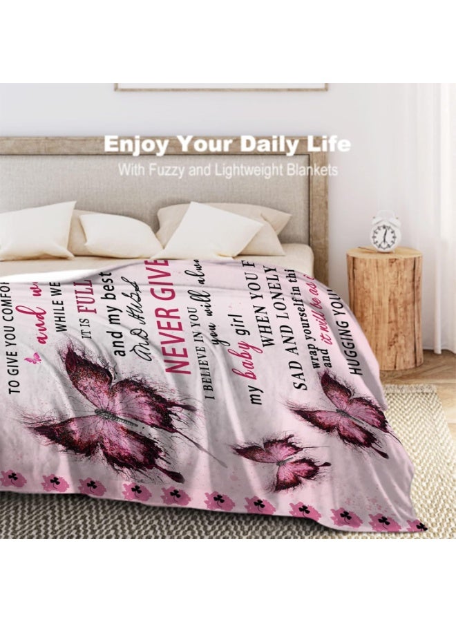 Daughter Gifts for Christmas, Daughters Birthday Gifts from Mom, Gift for Daughter from Mom Birthday, Mothers Day, Daughters Blanket, 80"x60" - Image 4